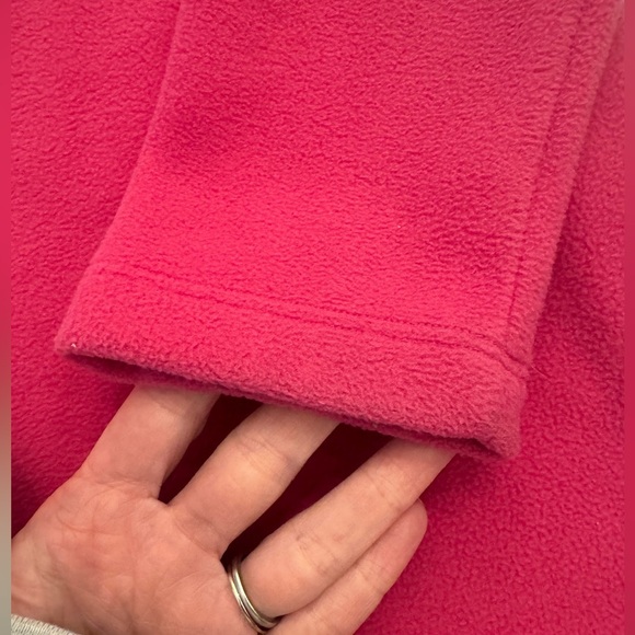 EUC! Nantucket Fleece Tunic with Cowl Neck in Berry, sz L - Picture 4 of 10